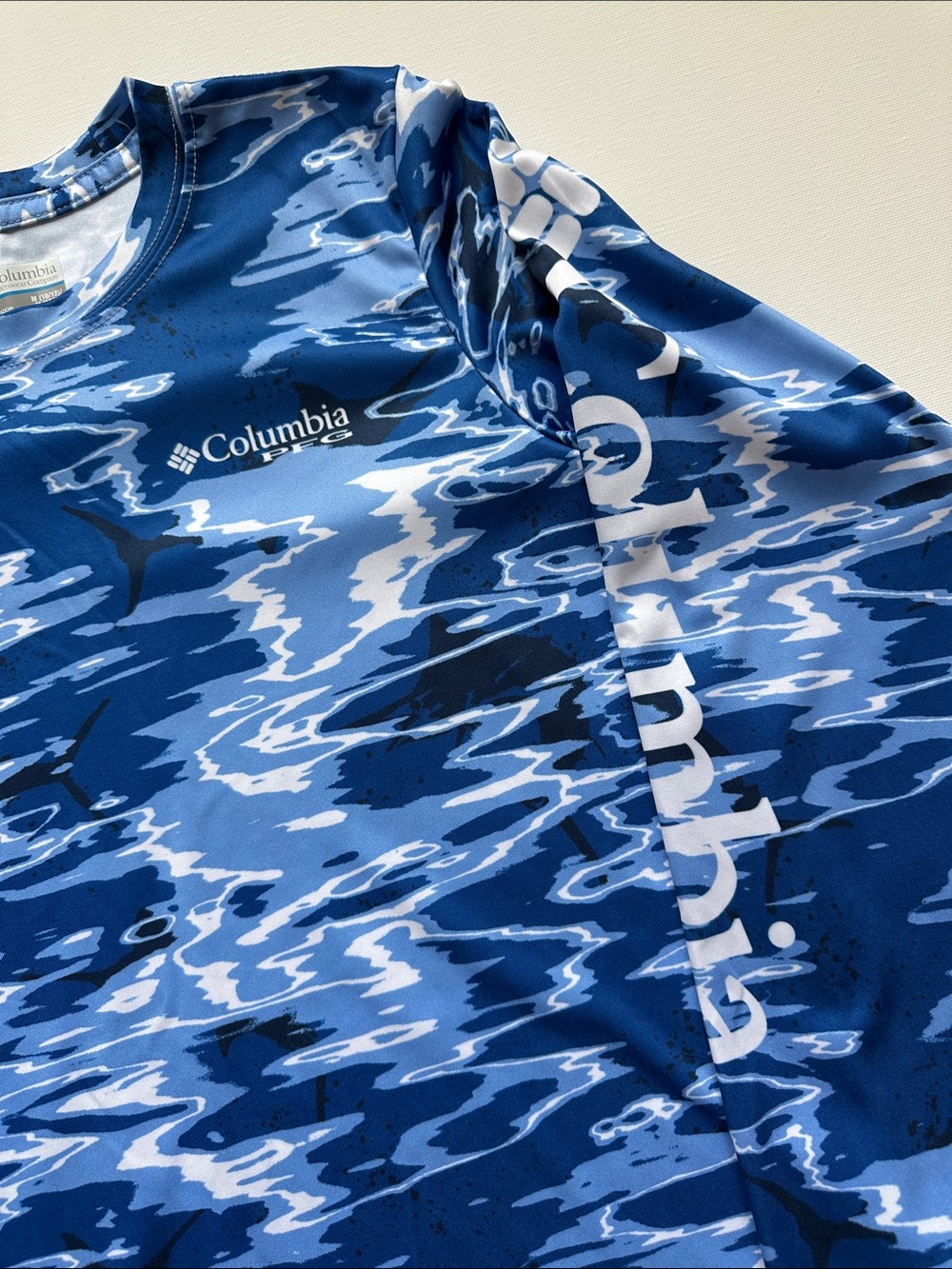 Columbia Kids Blue Long-Sleeved Performance Shirts with Logo- Bundle - Picture 8 of 10